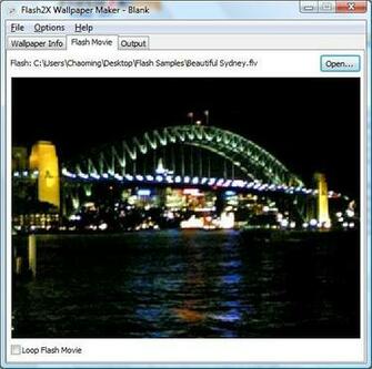 Flash2x Wallpaper Maker Full Windows Screenshot