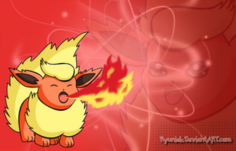 Flareon On Wallpaper