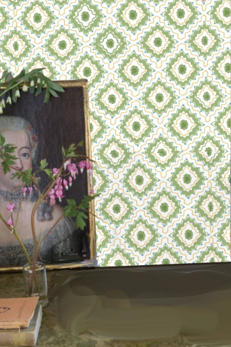 Tristan Wallpaper And Fabric In Brown Dana Gibson