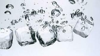 Ice Cubes In Water Windows Theme All For