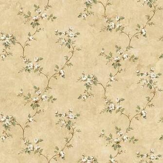 Warner Wallcoverings Chesapeake Country Rose Vine