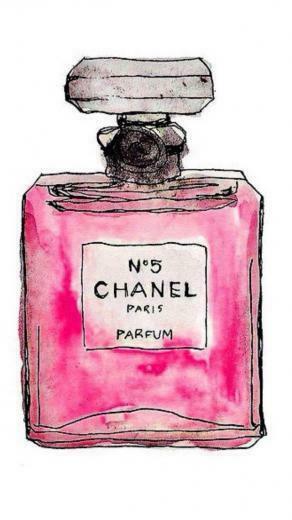 Hand Drawn Chanel No iPhone Plus And Wallpaper
