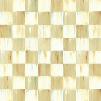 Mackenzie Childs Parchment Check Wallpaper Contemporary