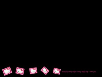 Simple Black Hello Kitty Wallpaper Picture Collections
