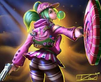 Zoey Battle Royale Amazing Skin Concept Wallpaper And