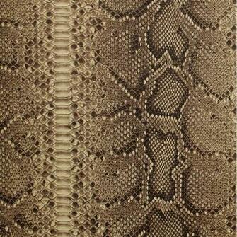 Galerie Natural Faux Python Snake Skin Print Wallpaper Brown Sd102012