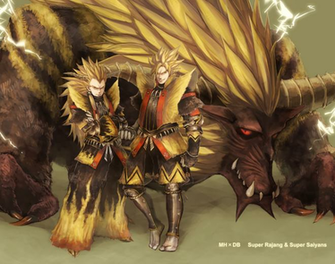 Dragon Ball Z Goku Vegata Monster Hunter