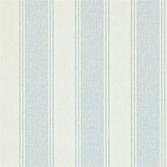 Blue Cream Addison Stripe Maycott Sanderson Wallpaper