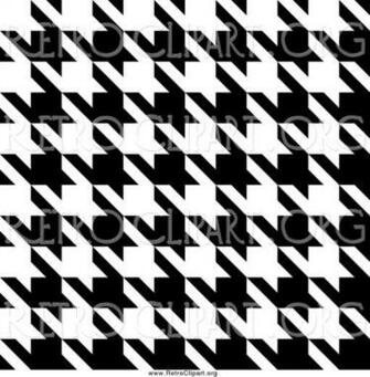 Black And White Seamless Houndstooth Pattern Background By Arena