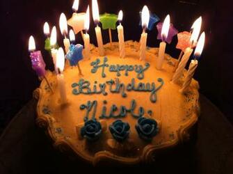 Happy BirtHDay Cake Full HD Wallpaper