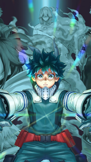 Izuku Midoriya All For One 4k Phone iPhone Wallpaper 9840b