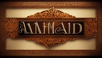 Ahmad Name Wallpaper