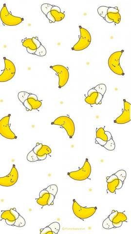 Cute Banana Wallpaper Top Background