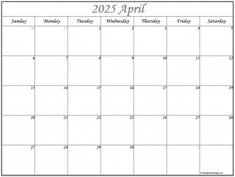April Calendar Wallpaper