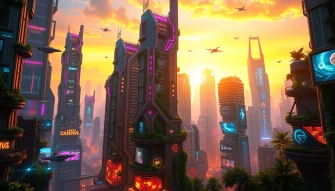 Futuristic Cities Wallpaper