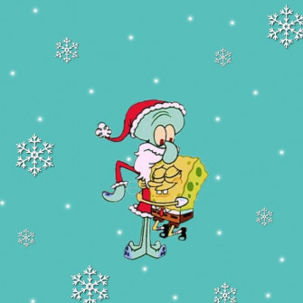 Spongebob And Squidward Christmas Wallpaper Rebeca Joke