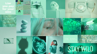 Mint Green Aesthetic Desktop Wallpaper Idk Enjoyment