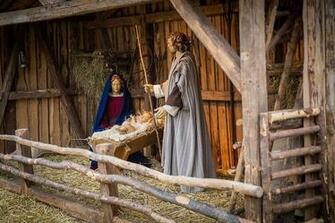 HD Wallpaper Nativity Scene Christmas Time