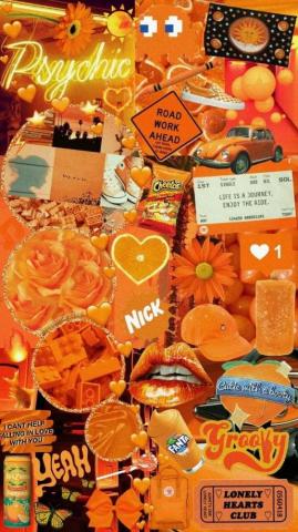 Orange Aesthetic Wallpaper Enjpg