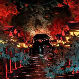 Skull Cave Horror Breeze Gloom Staircase Cg HD Wallpaper