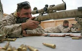Snipers Sniper Rifles Usmc Us Marines Corps M40a3 Wallpaper