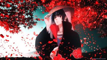 Itachi Uchiha Akatsuki 4k Vermelho Sakura Wallpaper Esta O