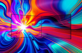 Abstract Dual Monitor Wallpaper