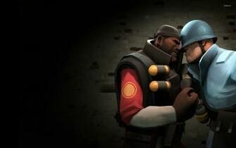 Tf2 Demoman Vs Soldier Wallpaper Game