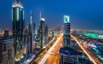 Dubai United Arab Emirates Sheikh Zayed Road 4k Ultra HD Desktop Wallpaper