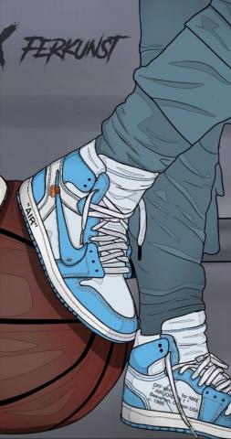 Off White Sneakers Drawing Jordan Logo Wallpaper Nike Art