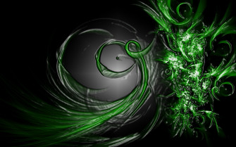 Green Abstract Wallpaper HD