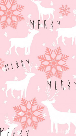Splendid Christmas Pink Wallpaper Source