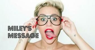 Miley Cyrus Wrecking Ball Eye Glasses WidewallpaperHD