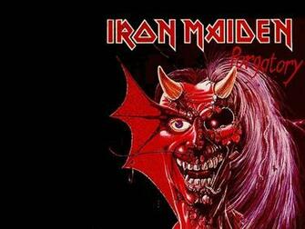 Iron Maiden Logo Wallpaper Displaying Image For
