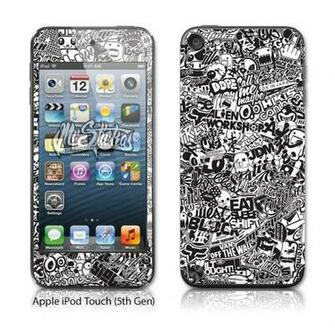 Media Players Ipod Touch 5th Gen Sticker Bomb V2 Skin Kit