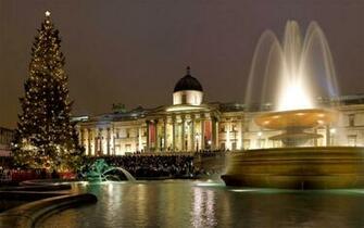 Christmas At Trafalgar Square London X Close