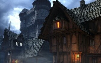 Medieval Building Wallpaper