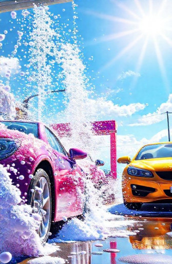 Car Wash Wallpaper