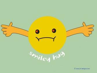 Cute Smileys Wallpaper With Quotes Smiley Hug On