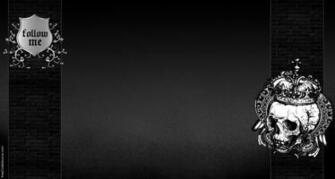 Grungy Skull Formspring Background