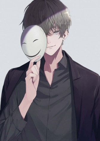 Anime Boy With Mask Wallpaper