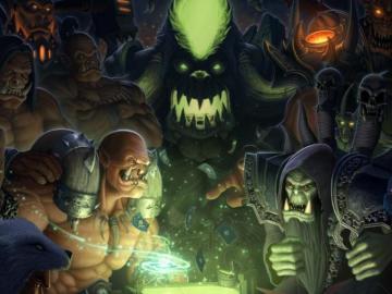 Hearthstone Warlords Of Draenor Wow Maps Orcs World Warcraft