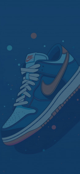 Nike Sb Dunk Pro Blue Wallpaper Aesthetic iPhone