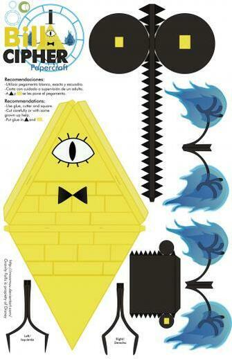 Bill Cipher Papercraft By Moomuu
