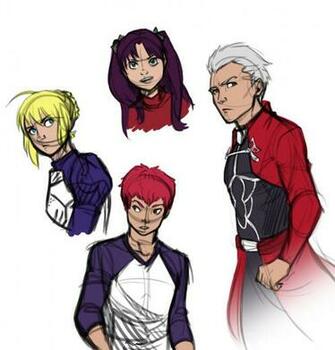 Fate Stay Night Ubw Sketches By Popsicle222