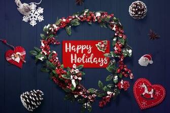 Merry Christmas Decorations Happy
