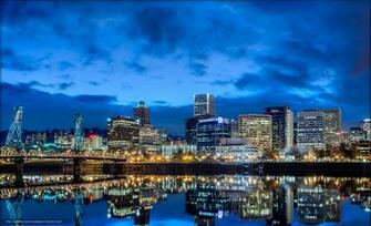 Wallpaper Eastbank Esplanade Portland Oregon Desktop