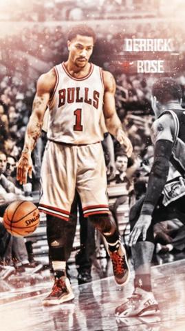 Derrick Rose iPhone Wallpaper On