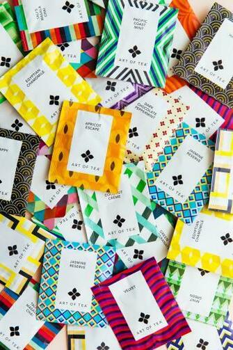 A Rainbow Of Art Tea Sachets Perfect iPhone Wallpaper
