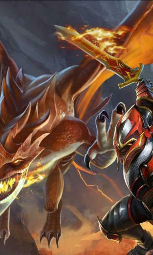 Davion Dragon Knight Dota iPhone Plus Wallpaper